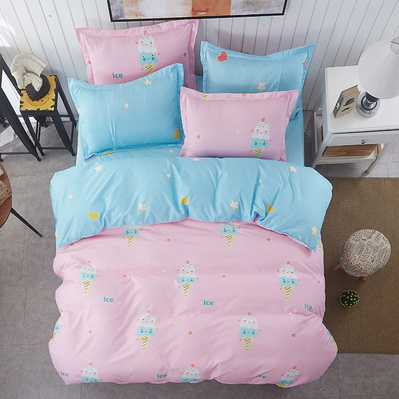Ice cream Star Printed 4pcs Girl Boy Kid Bed Cover Set Duvet Cover Adult Child Bed Sheet Pillowcases Comforter Bedding Set 61021, 2tj-61010-012
Ice cream Star Printed 4pcs Girl Boy Kid Bed Cover Set Duvet Cover Adult Child Bed Sheet Pillowcases Comforter Bedding Set 61021, 2tj-61010-012