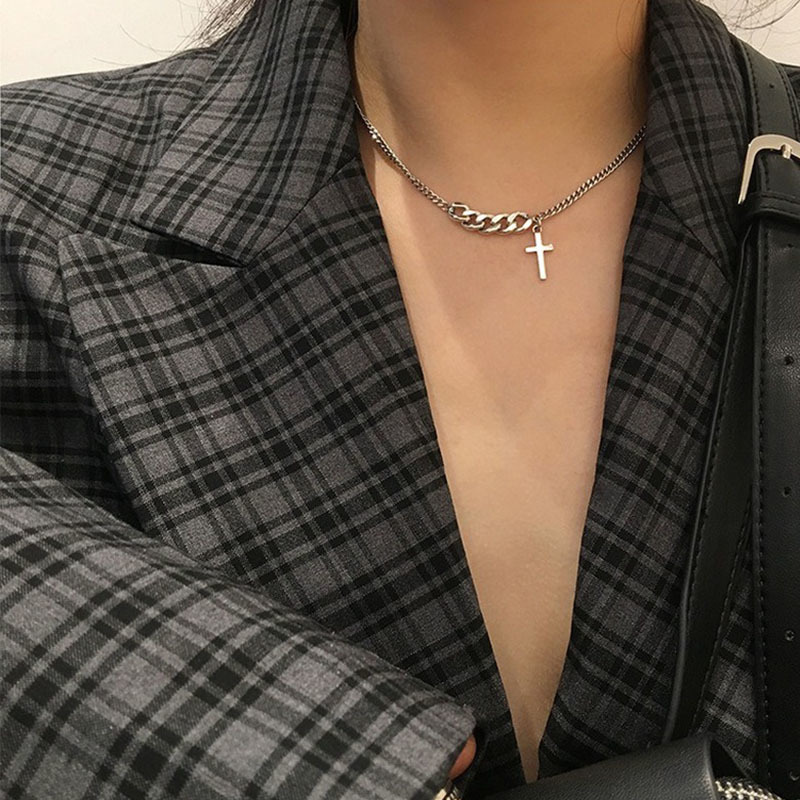 Geometric Necklace Cross Necklaces Women Chain Ladies Pendant Girls Jewelry Silver Color Trendy Vintage Korean Alloy Halskette
Geometric Necklace Cross Necklaces Women Chain Ladies Pendant Girls Jewelry Silver Color Trendy Vintage Korean Alloy Halskette