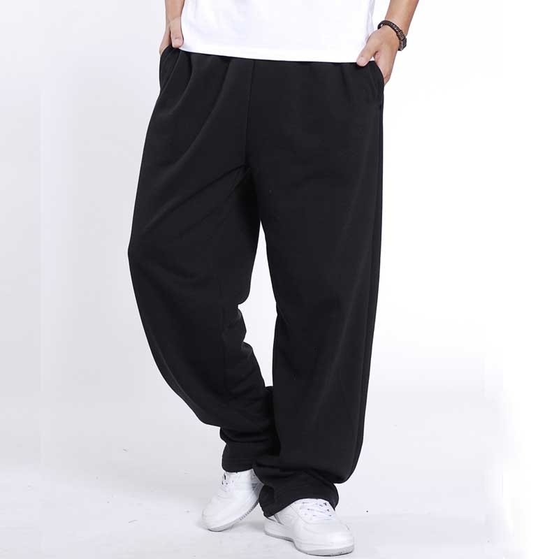 Fashion Hip Hop Streetwear Sweatpants Men Joggers Cotton Autumn Winter Sweat Pants Loose Baggy Track Trousers Male Clothes Cj