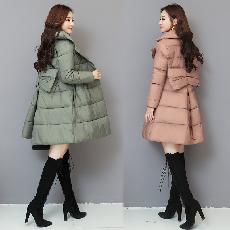 2018 winter new version of the versatile cotton clothing women's long section of cotton jacket A word fluffy coat cloak coat 3XL
2018 winter new version of the versatile cotton clothing women's long section of cotton jacket A word fluffy coat cloak coat 3XL