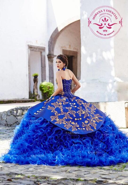 Royal Blue Ball Gown Quinceanera Dresses Sweetheart Puffy Skirt Beads Sweet 15 Dress Tulle Lace Prom Gowns Pageant Dress