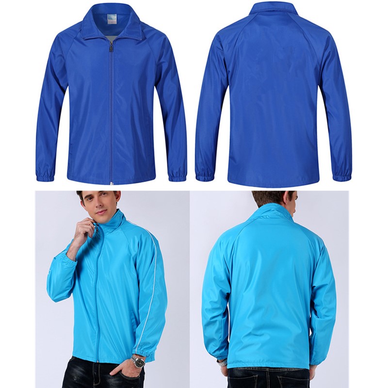 Unisex Adult Men Women Quick Dry Ultra Light Weight Rain Ressistant Windbreaker Jacket Team Activitis Outwear S-4XL DIY Logo S-4XL Multicolo