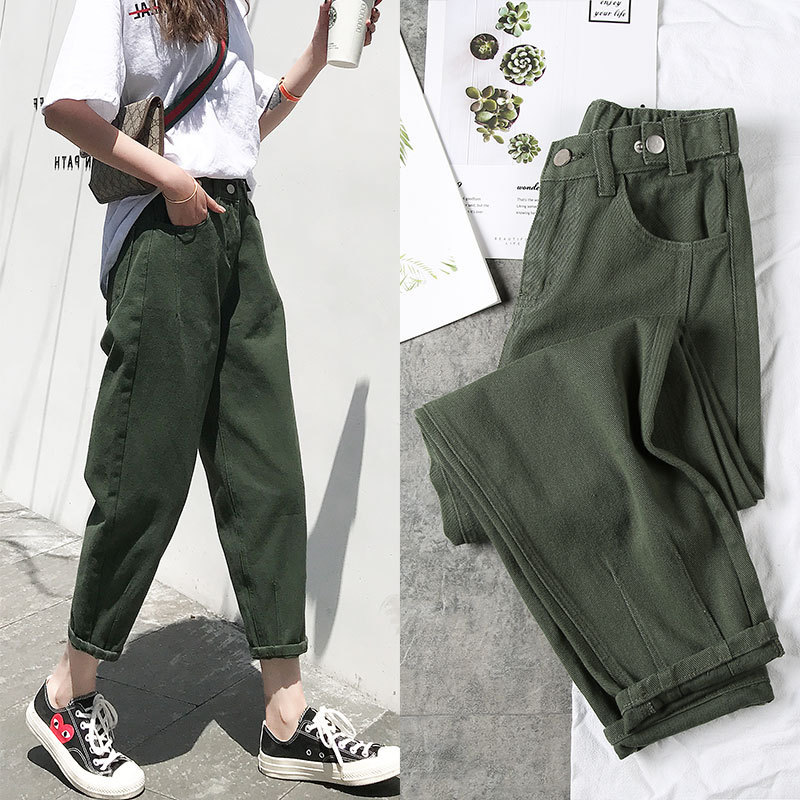 AprilGrass Brand Designer Loose Harem Women's Jeans Female Candy Color Spring Jeans Women High Waist Denim Pencil Pants Winter Trousers, Black
AprilGrass Brand Designer Loose Harem Women's Jeans Female Candy Color Spring Jeans Women High Waist Denim Pencil Pants Winter Trousers, Black
