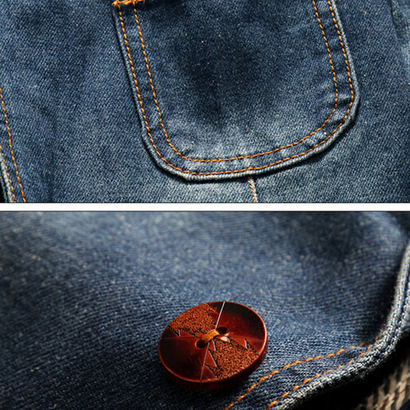 Men's Suits & Blazers 2021 Brand Blazer Men Fashion Mens Denim Jacket Coat Masculino Slim Fit Casual Autumn Jeans Suit