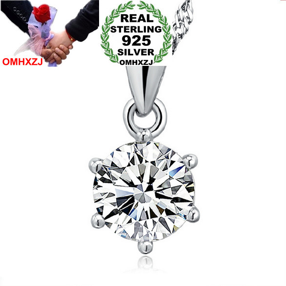 OMHXZJ Wholesale jewelry round six Paw setting woman kpop Zircon 925 sterling silver NO Chain Necklace pendant Charms PE03
OMHXZJ Wholesale jewelry round six Paw setting woman kpop Zircon 925 sterling silver NO Chain Necklace pendant Charms PE03