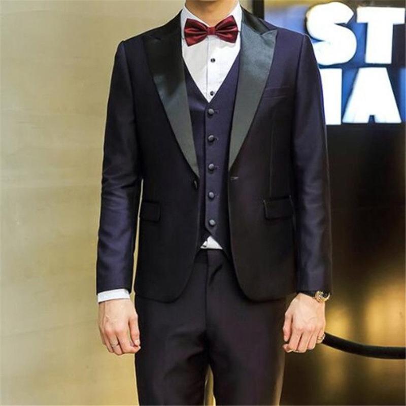Customized new best selling men's suit three-piece suit (coat + pants + vest) men's business dress wedding dress groom, 5 style and color
Customized new best selling men's suit three-piece suit (coat + pants + vest) men's business dress wedding dress groom, 5 style and color