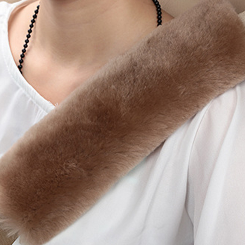 Ergonomic Vehicle Seat Belt Support Pillow Adjustable Shoulder Cushion for Increased Driving Comfort