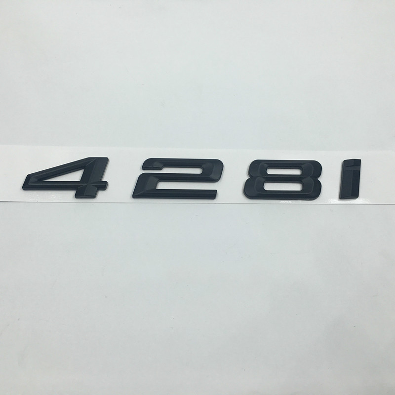 2025 new Black ABS 420i 428i 430i 435i 440i Emblems Badges Letter Decals For 4Series F32 F33 F36 Emblem6900864 Free shipping