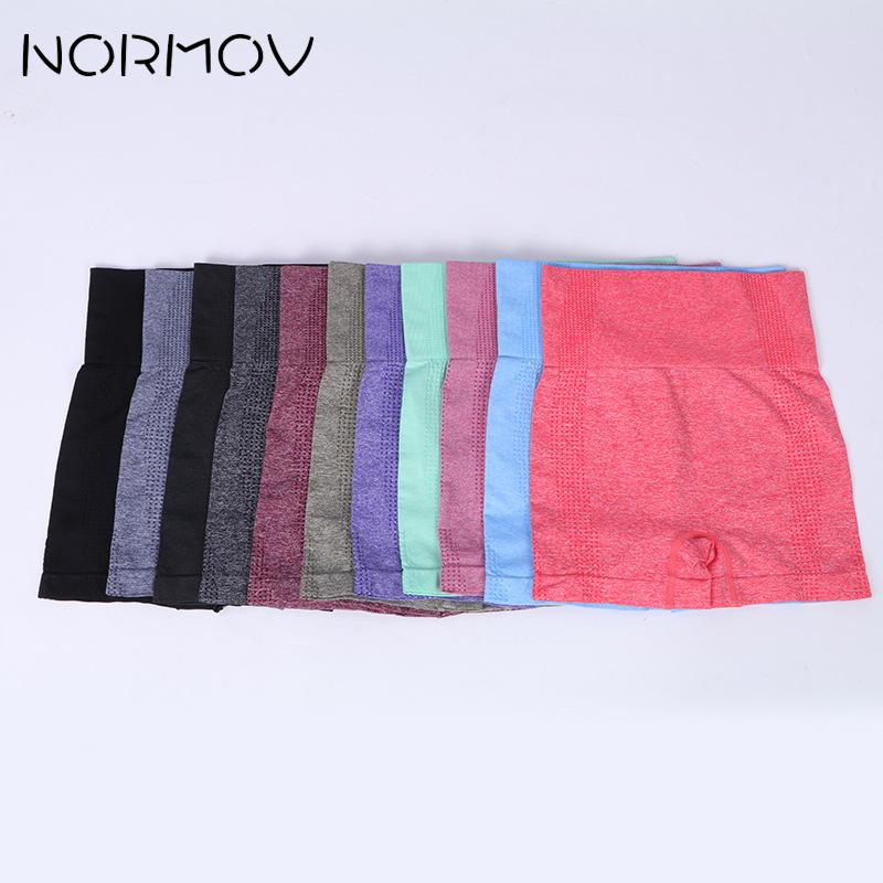 NORMOV Seamless Yoga Shorts High Waist Workout Sports Shorts Scrunch BuYoga Sport Women Gym 10 Colors Solid Running, Black
NORMOV Seamless Yoga Shorts High Waist Workout Sports Shorts Scrunch BuYoga Sport Women Gym 10 Colors Solid Running, Black