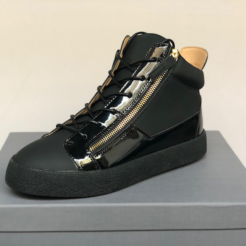 trainers Sneaker Men Fashion Side Zip Casual Mid Sneakers Race Runner Casual Shoes with patent leather Trainers With Box big size, Color 2
trainers Sneaker Men Fashion Side Zip Casual Mid Sneakers Race Runner Casual Shoes with patent leather Trainers With Box big size, Color 2