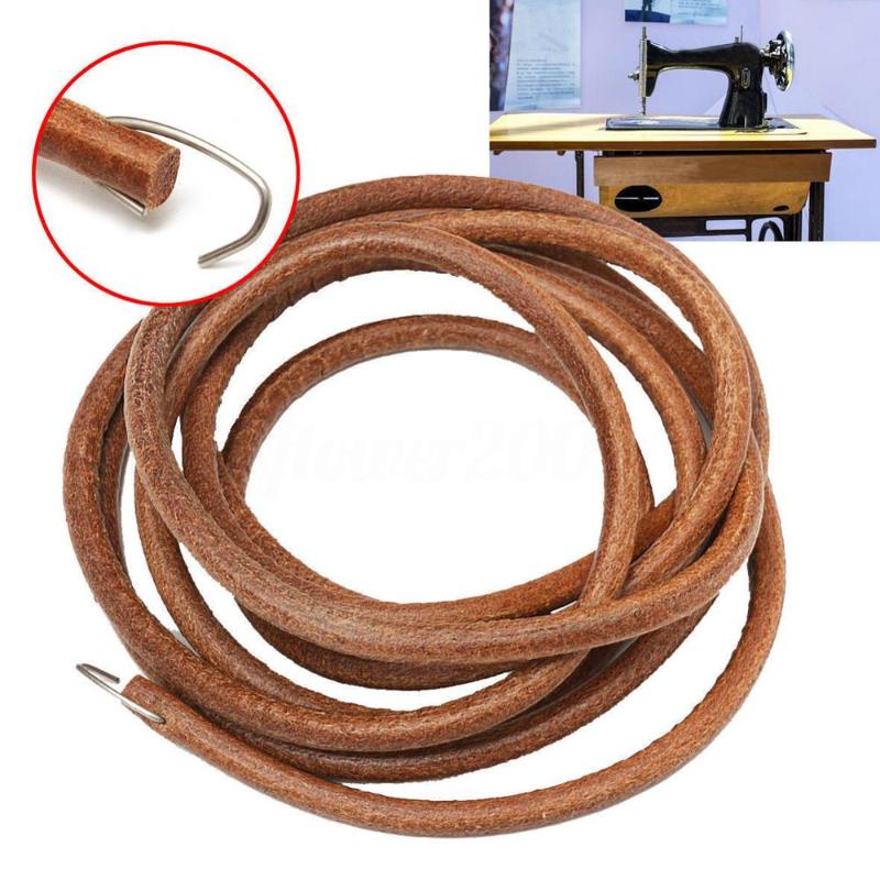 183cm Leather Belt Treadle Parts With Hook For Singer Sewing Machine 3/16" 5mm Household Home Old Sewing Machines Accessory
183cm Leather Belt Treadle Parts With Hook For Singer Sewing Machine 3/16" 5mm Household Home Old Sewing Machines Accessory