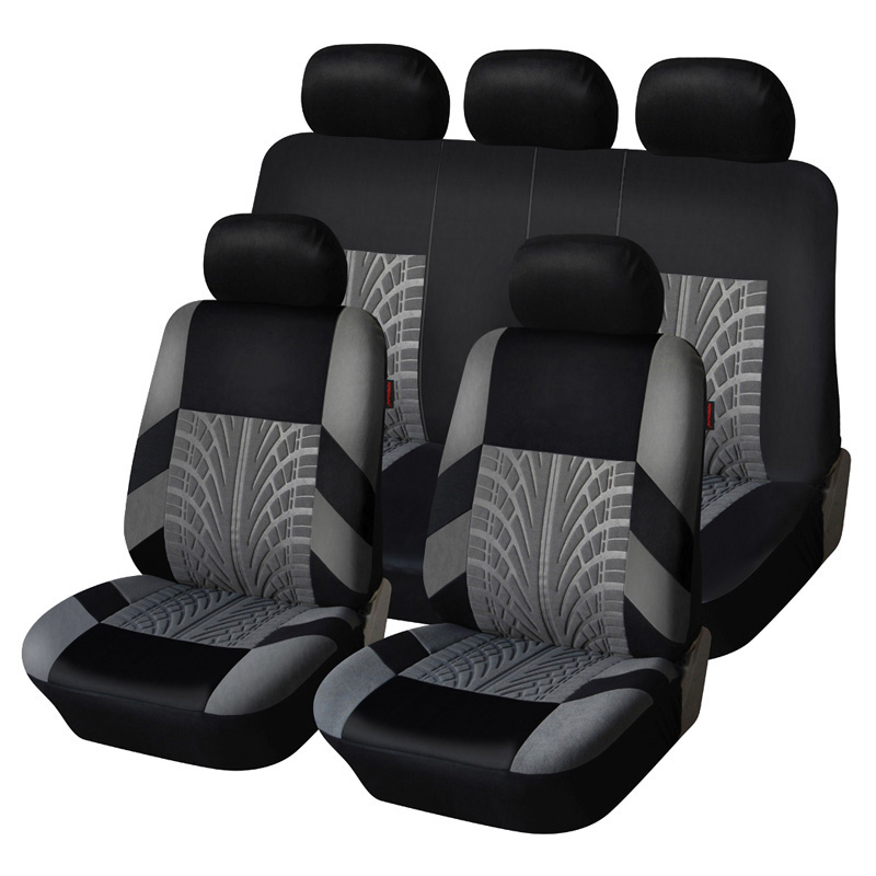 Embroidery Car Seat Covers Set Universal Fit Most Cars Covers with Tire Track Detail Styling Auto Interior Decoration Car Seat Protector
Embroidery Car Seat Covers Set Universal Fit Most Cars Covers with Tire Track Detail Styling Auto Interior Decoration Car Seat Protector