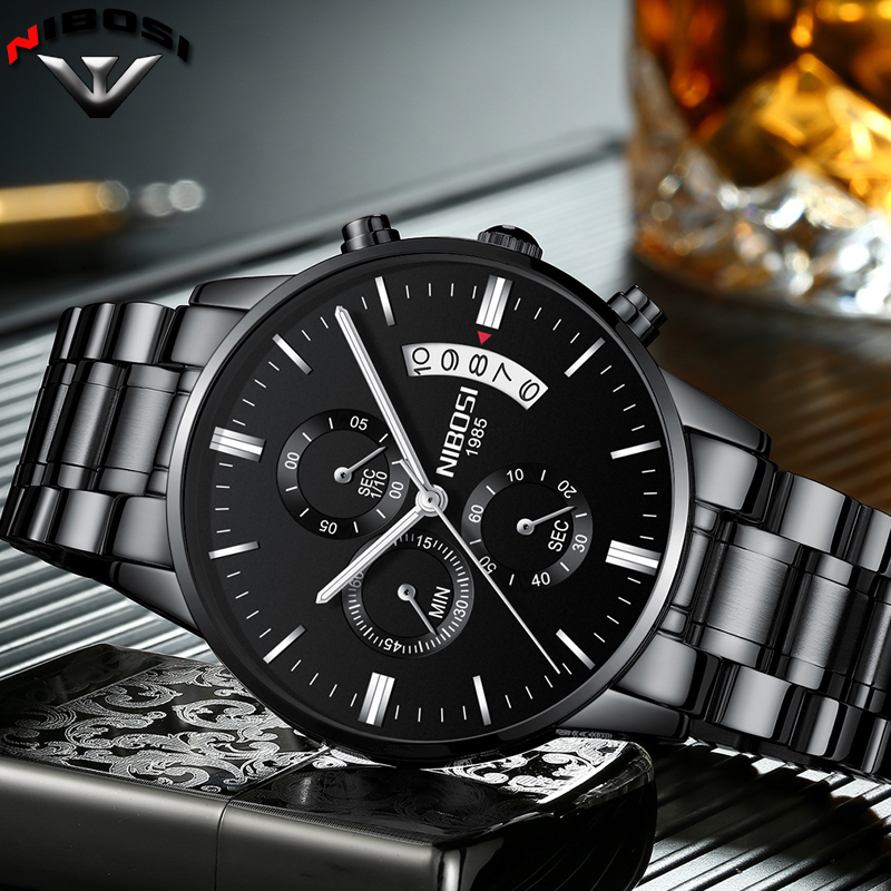 NIBOSI Relogio Masculino A Prova D ' gua Grande Watches Men Luxury Brand Full Steel Quartz Watches Men Leather Chronograph Watch LY191226, Rose gold white l
NIBOSI Relogio Masculino A Prova D ' gua Grande Watches Men Luxury Brand Full Steel Quartz Watches Men Leather Chronograph Watch LY191226, Rose gold white l