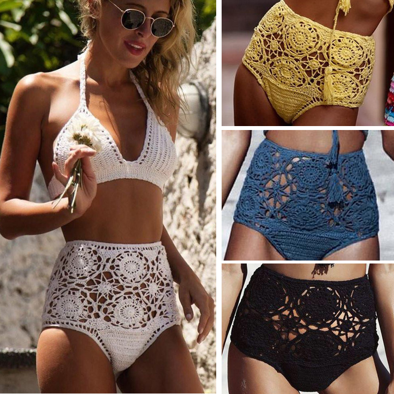 Women Crochet Bikini Bottom Thong Swim Trunk Brazilian Sexy Crochet Swimwear Summer Beachwear knit Short Pants, Blue
Women Crochet Bikini Bottom Thong Swim Trunk Brazilian Sexy Crochet Swimwear Summer Beachwear knit Short Pants, Blue