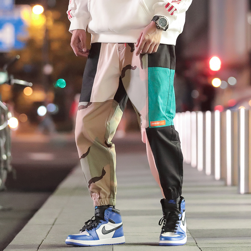Color Block Patchwork Camouflage Pant Hip Hip Streetwear Harajuku Jogger Sweatpant Cotton Spring Sweat Pant Track Trousers, Multi
Color Block Patchwork Camouflage Pant Hip Hip Streetwear Harajuku Jogger Sweatpant Cotton Spring Sweat Pant Track Trousers, Multi