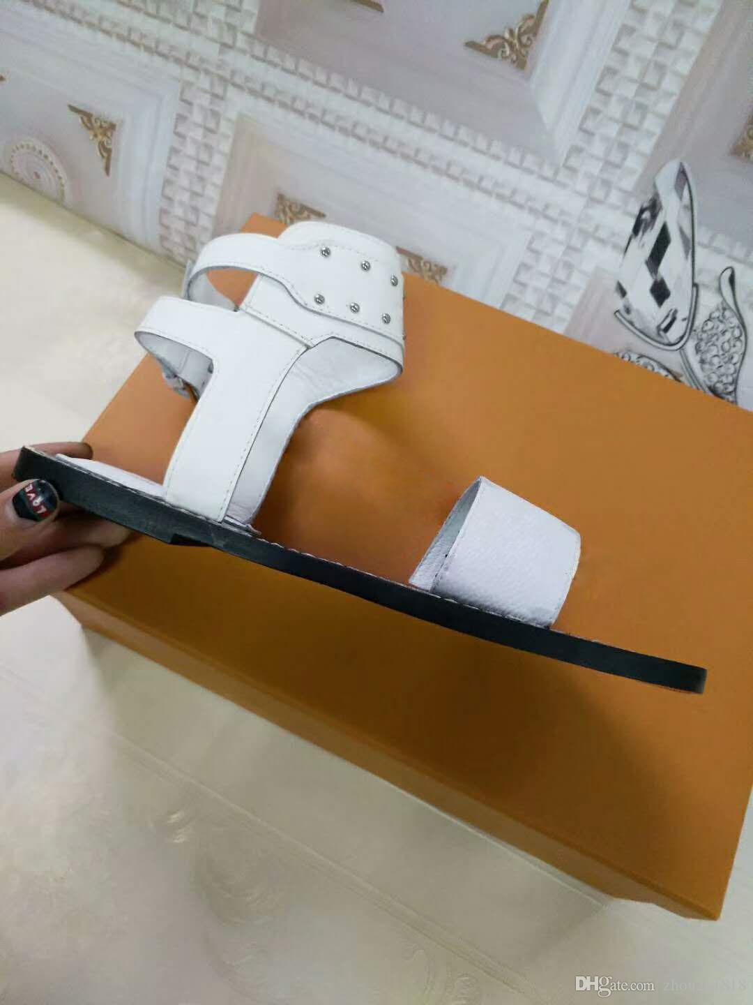 Hot Sale- Women Newest Rivets Popular Leather Sandal Flat Shoes Canvas Plain Casual Party Sandal size;35-46, White
Hot Sale- Women Newest Rivets Popular Leather Sandal Flat Shoes Canvas Plain Casual Party Sandal size;35-46, White