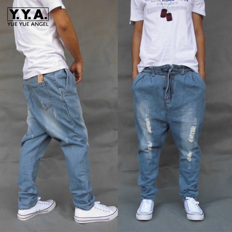 Men's Jeans Blue Fashion Mens Denim Harem Pants Loose Cotton Casual Trousers Boys Baggy Size Cross Pantalones, B lu
Men's Jeans Blue Fashion Mens Denim Harem Pants Loose Cotton Casual Trousers Boys Baggy Size Cross Pantalones, B lu