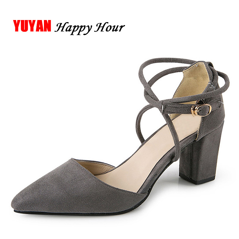 New 2017 Summer High Heel Sandals Sexy Pointed toe Shoes Fashion Womens Sandals Pumps Woman Thick Heels 7cm ZH032, Pink
New 2017 Summer High Heel Sandals Sexy Pointed toe Shoes Fashion Womens Sandals Pumps Woman Thick Heels 7cm ZH032, Pink