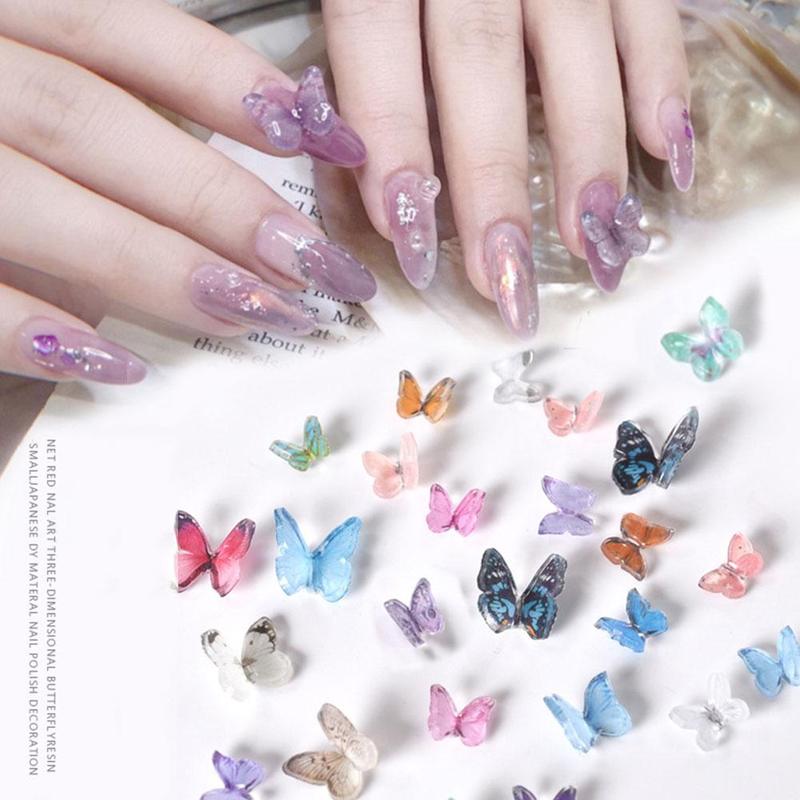 10pcs/box Japanese Nail Art Decoration Pulp Soft Butterfly Slice 3d Butterfly Film Nail Art Accessories Sticker
10pcs/box Japanese Nail Art Decoration Pulp Soft Butterfly Slice 3d Butterfly Film Nail Art Accessories Sticker