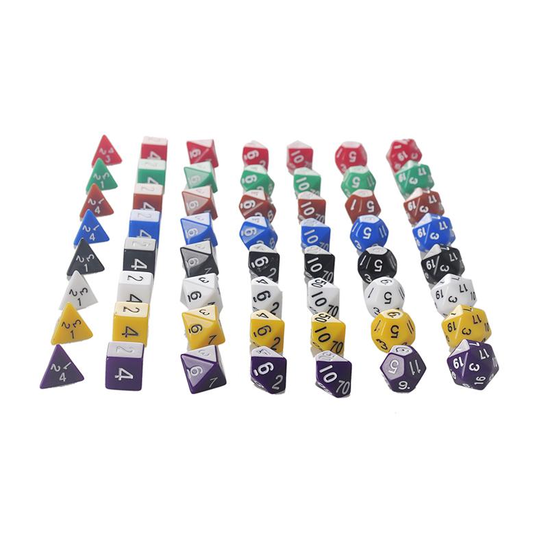 7Pcs/Set Resin Polyhedral TRPG Games For Dungeons Dragons Opaque D4-D20 Multi Sides Dice Pop for Game Gaming c049
7Pcs/Set Resin Polyhedral TRPG Games For Dungeons Dragons Opaque D4-D20 Multi Sides Dice Pop for Game Gaming c049
