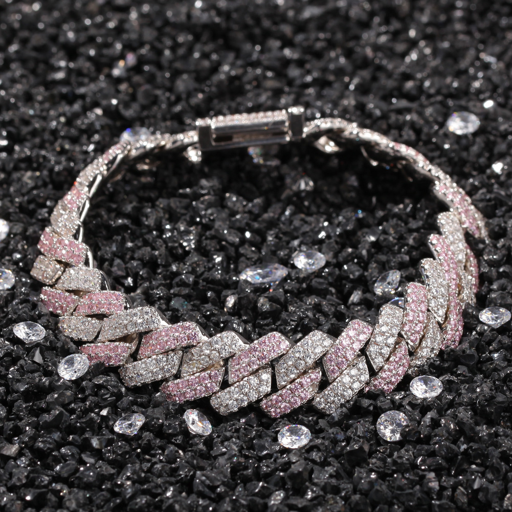 Cuban Link Chain Bracelet Luxury Designer Jewelry Men Women Bracelets Iced Out Diamond Tennis Love Bangle Hip Hop Charm Pink Fashion Friend
Cuban Link Chain Bracelet Luxury Designer Jewelry Men Women Bracelets Iced Out Diamond Tennis Love Bangle Hip Hop Charm Pink Fashion Friend