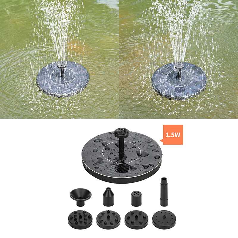 Fountain Pump Solar Power Floating Water Pump For Outdoor Garden Pond Pool Aquarium Landscape Solar Submersible 110mm Black
Fountain Pump Solar Power Floating Water Pump For Outdoor Garden Pond Pool Aquarium Landscape Solar Submersible 110mm Black