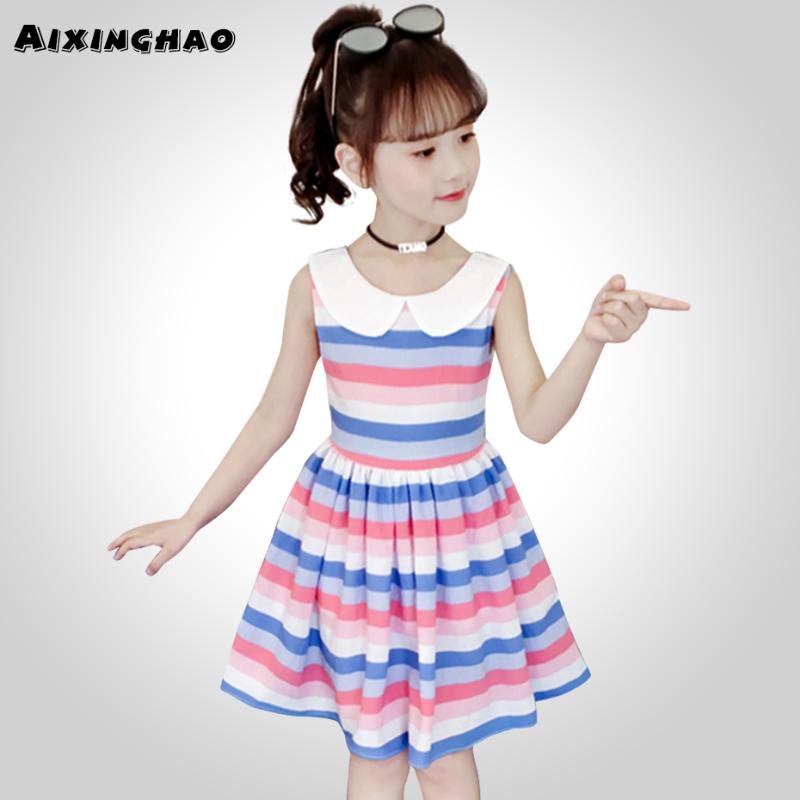 Kids Dresses For Girls Rainbow Striped Party Girl Dress Sleeveless Dress Child Teenage Girl Costume 6 8 10 12 14, As picture
Kids Dresses For Girls Rainbow Striped Party Girl Dress Sleeveless Dress Child Teenage Girl Costume 6 8 10 12 14, As picture