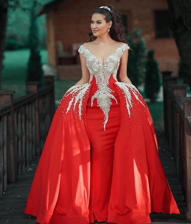 New Mermaid Red Arabic Prom Dresses Sexy Silver Crystal Beads Sequin Overskirts Off Shoulder Plus Size Formal Party Dress Evening Gowns Wear, Royal blue
New Mermaid Red Arabic Prom Dresses Sexy Silver Crystal Beads Sequin Overskirts Off Shoulder Plus Size Formal Party Dress Evening Gowns Wear, Royal blue