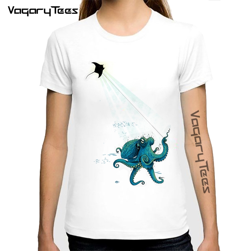 2020 Octopus and devil rays Kite Flying T Shirts Women casual Top Cool animal design girl T-Shirt For Adult Tshirts Clothes, 1542
2020 Octopus and devil rays Kite Flying T Shirts Women casual Top Cool animal design girl T-Shirt For Adult Tshirts Clothes, 1542