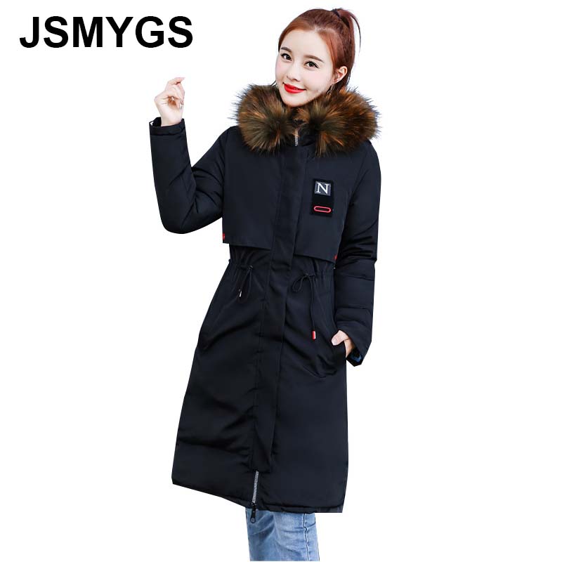 JSMYGS Winter Jacket Women Casual Cotton Long Coat Parkas Big Fur Collar Hooded Ladies Warm Padded Double-faced Cotton Outerwear, Black
JSMYGS Winter Jacket Women Casual Cotton Long Coat Parkas Big Fur Collar Hooded Ladies Warm Padded Double-faced Cotton Outerwear, Black