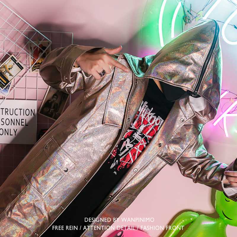 XL!New nightclub custom style dark gold colorful menswear trend Korean version of handsome male singer performance clothing p, Custom coat
XL!New nightclub custom style dark gold colorful menswear trend Korean version of handsome male singer performance clothing p, Custom coat