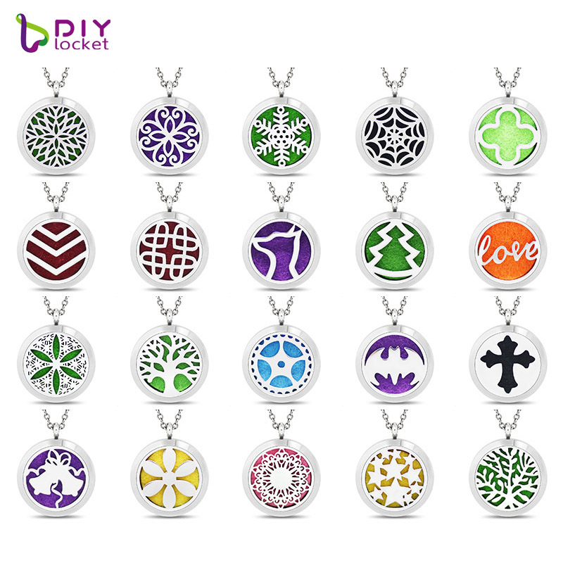 30MM Aromatherapy Locket Pendant Perfume Floating Locket Oil Diffuser Necklace 316L Stainless Steel (Free Chains & Pads) AA221-240, Silver
30MM Aromatherapy Locket Pendant Perfume Floating Locket Oil Diffuser Necklace 316L Stainless Steel (Free Chains & Pads) AA221-240, Silver