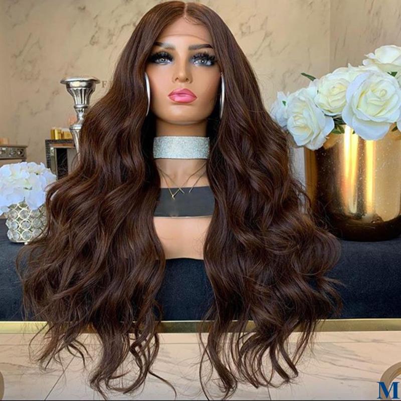 Brazilian 180Density #4 Chocolate Hair Color Body Wave Lace Front Wigs for Black Women 13x6 Deep Part Lace Front Wigs Remy Hair, Black;brown
Brazilian 180Density #4 Chocolate Hair Color Body Wave Lace Front Wigs for Black Women 13x6 Deep Part Lace Front Wigs Remy Hair, Black;brown