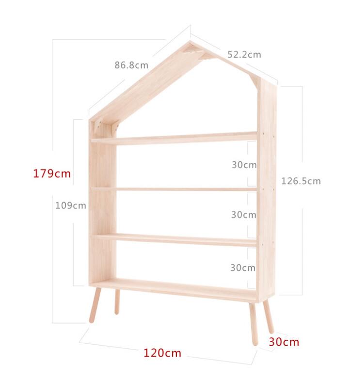 Children Cabinets Ins Nordic children's clothing store shelf Bookshelf display racks toy storage rack