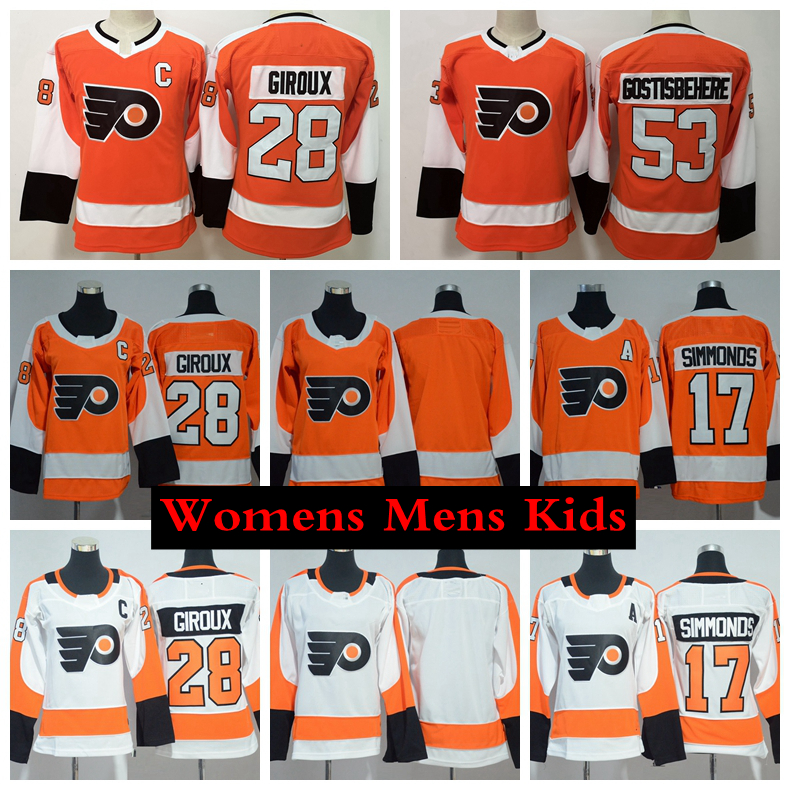2019 Kids Philadelphia Flyers Youth Hockey Jerseys 28 Claude Giroux 17 Wayne Simmonds 53 Shayne Gostisbehere Womens Mens Stitched Shirts, Orange blank
2019 Kids Philadelphia Flyers Youth Hockey Jerseys 28 Claude Giroux 17 Wayne Simmonds 53 Shayne Gostisbehere Womens Mens Stitched Shirts, Orange blank