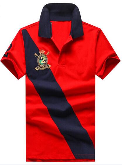 Summer Men's Striped Polo Shirts Big Horse Embroidery 100% Cotton Short Sleeve Polos Classic T-Shirt for Men Tees Number 2 Navy Blue White, White;black 
Summer Men's Striped Polo Shirts Big Horse Embroidery 100% Cotton Short Sleeve Polos Classic T-Shirt for Men Tees Number 2 Navy Blue White, White;black