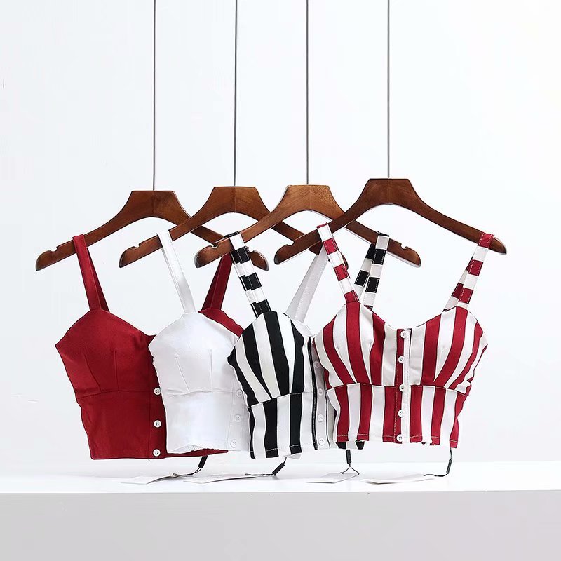 Stripe Push Up Bralet Women' Corset Bustier Bra Night Club Party Top Vest Short Tops Summer Camisole Beach Braces Shirt, White
Stripe Push Up Bralet Women' Corset Bustier Bra Night Club Party Top Vest Short Tops Summer Camisole Beach Braces Shirt, White
