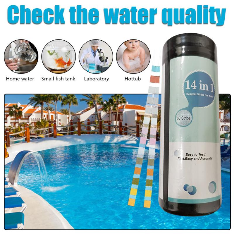 Tub Water Quality Swimming Pool Test Paper 3-In-1 Residual Chlorine PH Value Alkalinity Hardness Test 50 Strips/ Bottle #D
Tub Water Quality Swimming Pool Test Paper 3-In-1 Residual Chlorine PH Value Alkalinity Hardness Test 50 Strips/ Bottle #D
