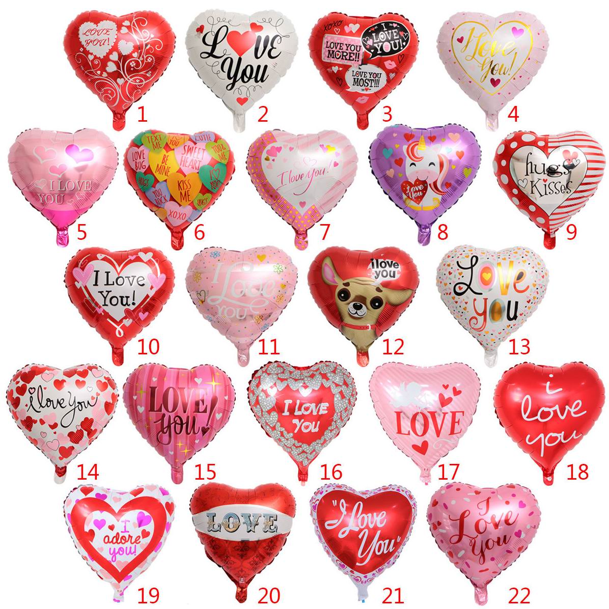 Inflatable heart shape wedding party balloons decorations supplies 18 Inch love you helium foil balloon Valentine's day ballons, Multicolor
Inflatable heart shape wedding party balloons decorations supplies 18 Inch love you helium foil balloon Valentine's day ballons, Multicolor
