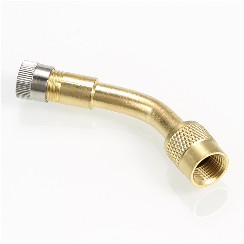 Intake Pipe Auto Car Accessories 45 Degree 90 Degree135 Degree Vehicle Brass Air Tyre Valve Extension for Motorcycle Truck Bike Wheel Tires Parts