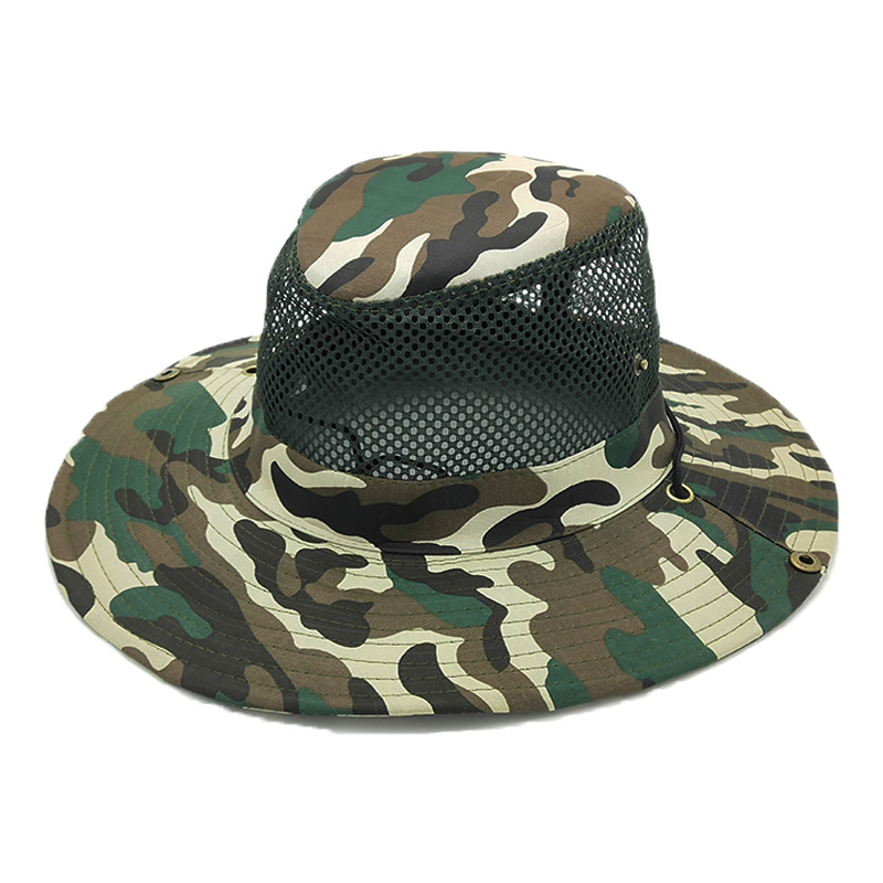 Men Summer Camouflage Bucket Hat Breathable Outdoor Casual Mountain Climbing Fishing Hat Travel Large Brim Sun Protection, Green
Men Summer Camouflage Bucket Hat Breathable Outdoor Casual Mountain Climbing Fishing Hat Travel Large Brim Sun Protection, Green