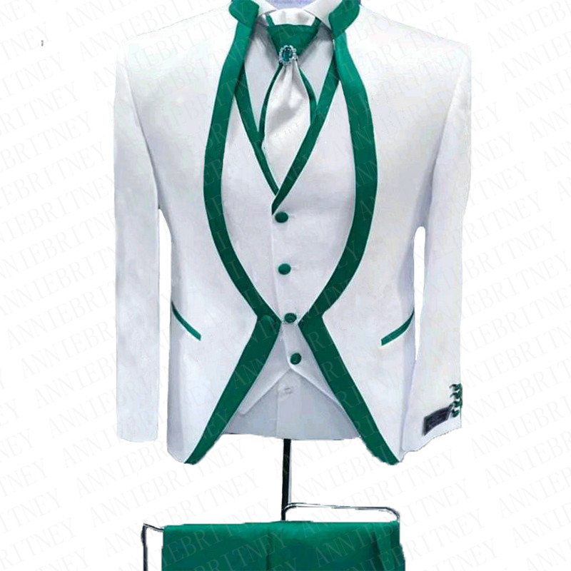 2020 White Floral Green Rim Stage Clothing For Men Suit 3 Pieces Mens Wedding Suits Costume Groom Tuxedo Formal, Sky blue
2020 White Floral Green Rim Stage Clothing For Men Suit 3 Pieces Mens Wedding Suits Costume Groom Tuxedo Formal, Sky blue