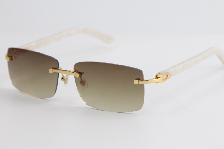 Wholesale Rimless Marble White Plank Sunglasses 8200757 High-end designer outdoors driving glasses Large Square Sunglasses Luxury
Wholesale Rimless Marble White Plank Sunglasses 8200757 High-end designer outdoors driving glasses Large Square Sunglasses Luxury