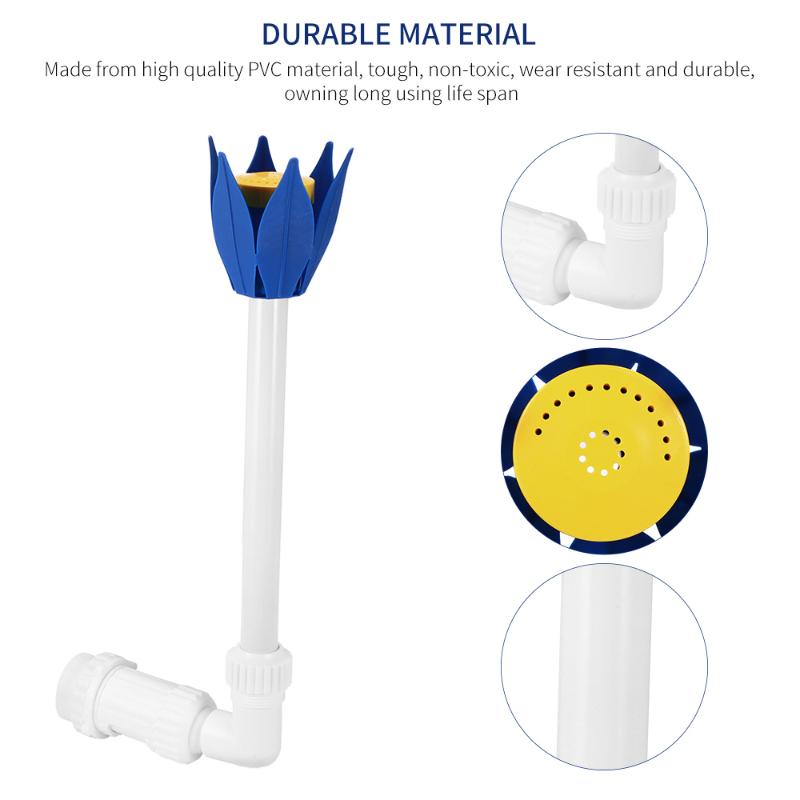 Swimming Pool Accessories Fountain Waterfall Water Spray Sprinkler Lotus Head Adjustable Stand Bracket Tools Landscape Equipment
Swimming Pool Accessories Fountain Waterfall Water Spray Sprinkler Lotus Head Adjustable Stand Bracket Tools Landscape Equipment