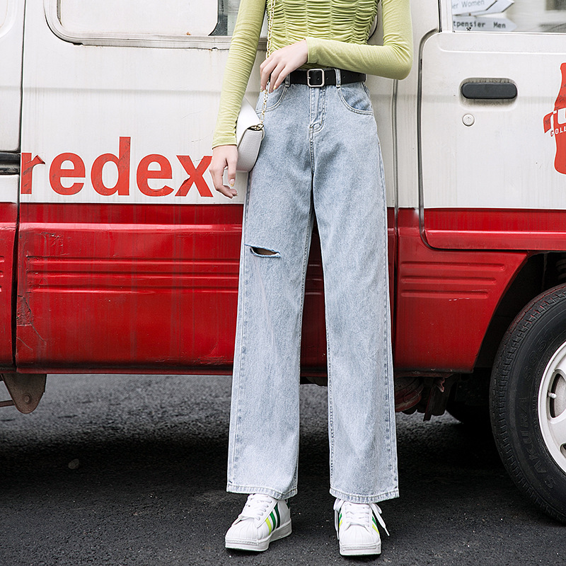 2020 Jeans Women Pants Leisure Loose High Waist Vintage Wide Leg Women Jeans Korean Style Simple Full-length Womens Clothing, 122darkblue
2020 Jeans Women Pants Leisure Loose High Waist Vintage Wide Leg Women Jeans Korean Style Simple Full-length Womens Clothing, 122darkblue
