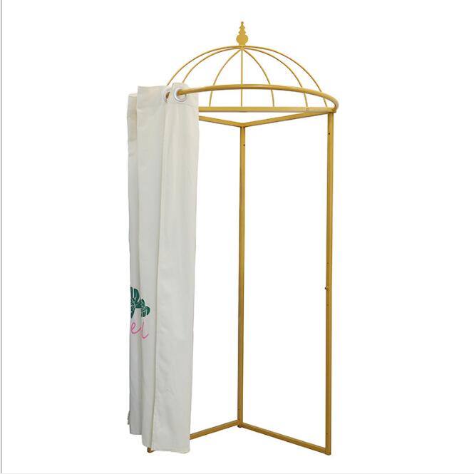 Temporary mobile fitting room Commercial Furniture clothing store floor portable fold simple changing space