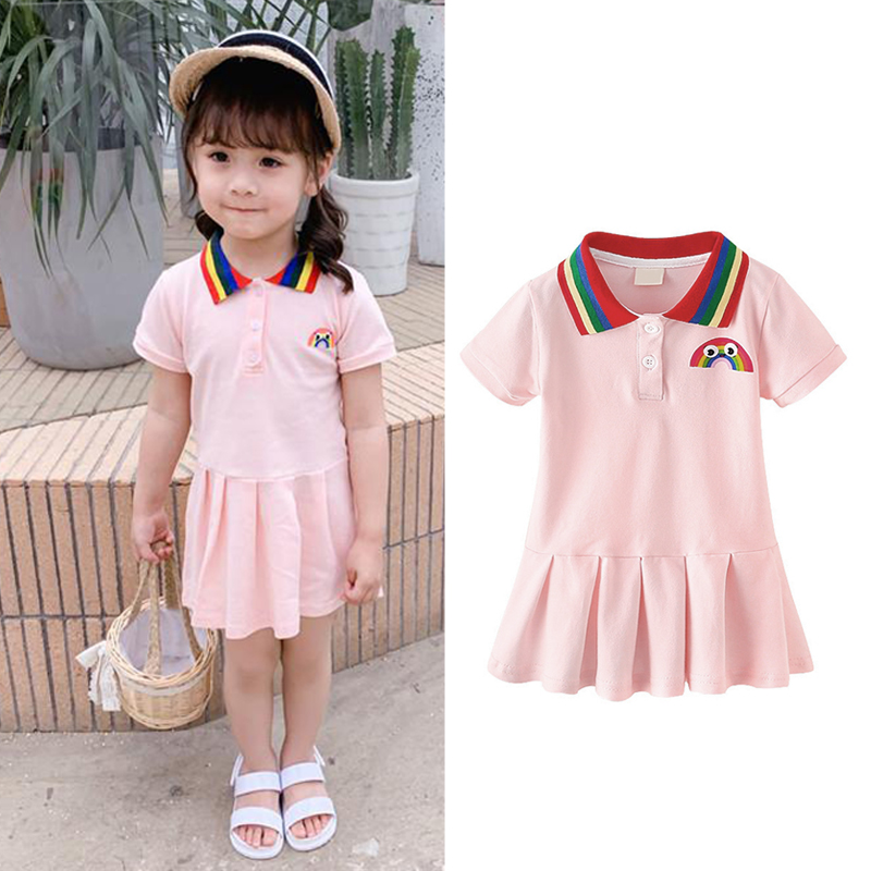 Summer Fashion Girls Dress Sportswear Casual Print Primary School Children's Short Sleeve Toddler Girls Dress 1-7Y, White
Summer Fashion Girls Dress Sportswear Casual Print Primary School Children's Short Sleeve Toddler Girls Dress 1-7Y, White