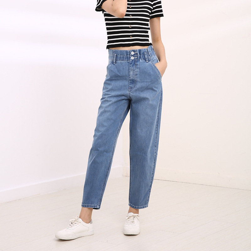 Autumn Women Plus Size Jeans 6XL Hole Ripped High Waisted Harem Pants Trousers Women Elastic Waist Cotton Mom Jeans High Quality, Blue
Autumn Women Plus Size Jeans 6XL Hole Ripped High Waisted Harem Pants Trousers Women Elastic Waist Cotton Mom Jeans High Quality, Blue