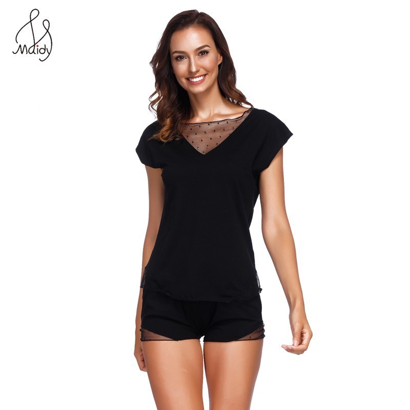 Maidy 2019 New Fashion Pyjamas Women Set V-Neck Modal Summer Pyjama Femme Shorts Sleep Lounge Sexy Lingerie Sleepwear
Maidy 2019 New Fashion Pyjamas Women Set V-Neck Modal Summer Pyjama Femme Shorts Sleep Lounge Sexy Lingerie Sleepwear