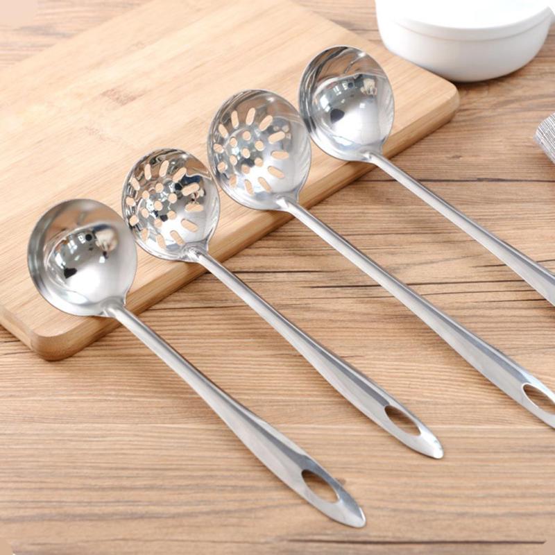 Stainless Steel Soup Spoon Long Handle Porridge Spoons Colander spoon Dinnerware Kitchen Tools 30
Stainless Steel Soup Spoon Long Handle Porridge Spoons Colander spoon Dinnerware Kitchen Tools 30